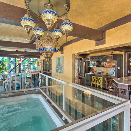 Luxe Beachfront Villa With Indoor Pool And Gulf View